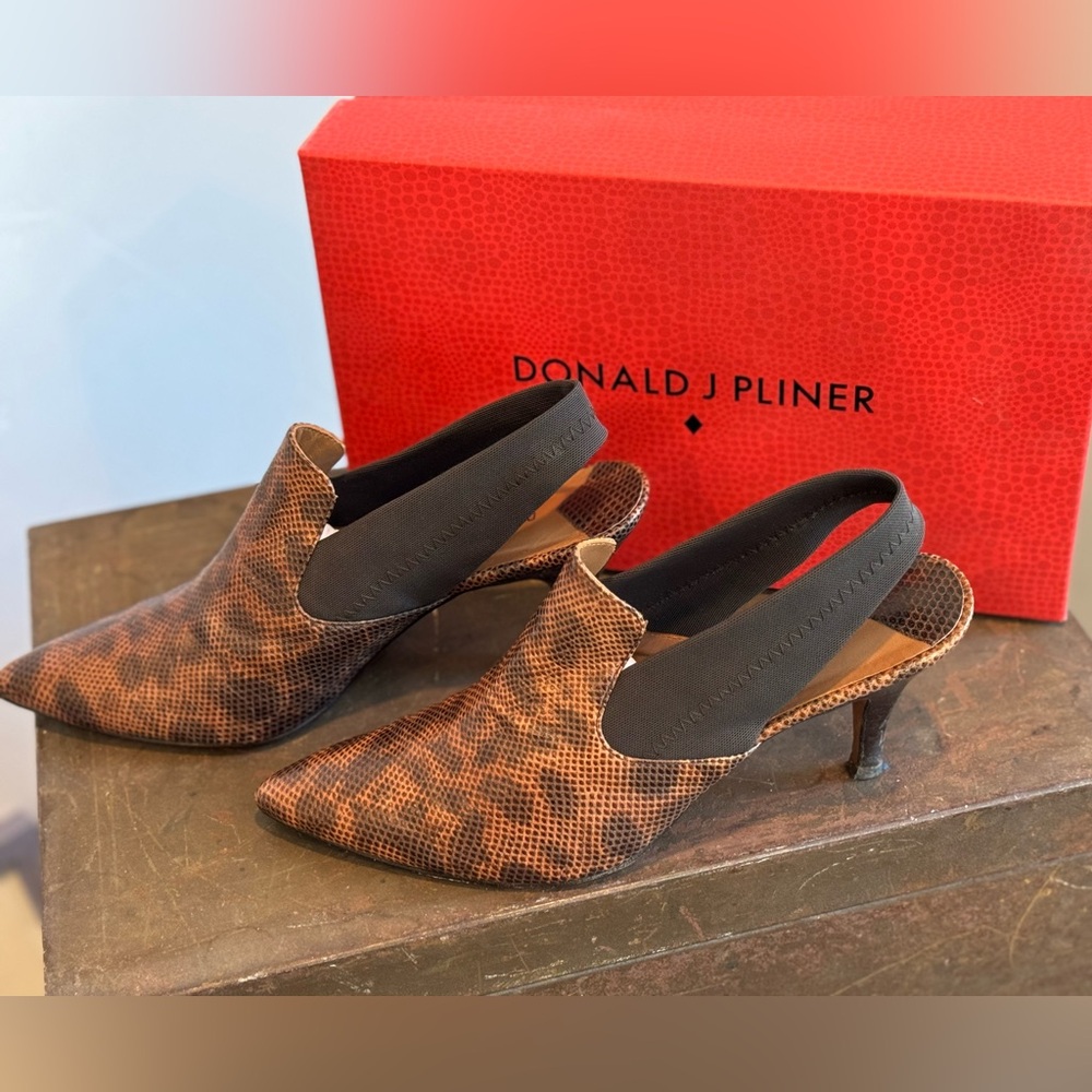 Vintage Donald Pliner heels. Worn once or twice. In original box and packaging.